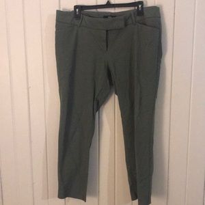 Sage green pants